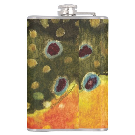 マス魚釣り フラスク (裏面)