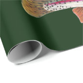 マス魚釣り – ブルック、ブラウン、レインボー ラッピングペーパー (ロールコーナー)