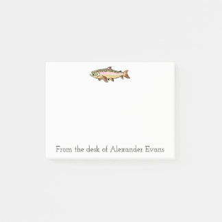 マス魚釣り ポストイット