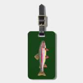 マス魚釣り ラゲッジタグ (正面縦)