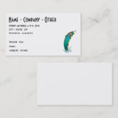 マス魚釣り 名刺 (正面/裏面)