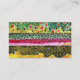 マス魚釣り 名刺