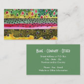 マス魚釣り 名刺 (正面/裏面)