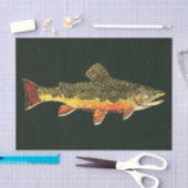 マス魚釣り 薄葉紙 (クラフト)