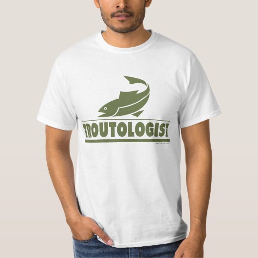 マス魚釣り Tシャツ (正面)
