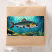 マス魚魚釣り ラベル (インサイチュ)