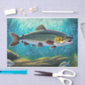 マス魚魚釣り 薄葉紙 (クラフト)