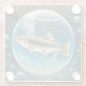 マス魚 ガラスコースター (裏面)