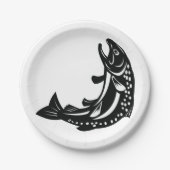 マス魚 ペーパープレート (正面)