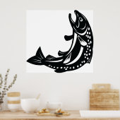 マス魚 ポスター (キッチン)