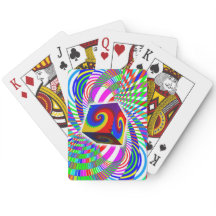 マス・アートの上に浮かぶキューブ