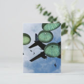 マス・ジャンプ・ミッション、パラシュート、米国陸軍 ポストカード (スタンド正面)