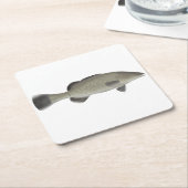 マス・タラ スクエアペーパーコースター (アングル)