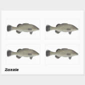 マス・タラ 長方形シール (シート)