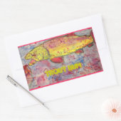 マス・バム・アート 長方形シール (封筒)