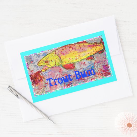 マス・バム 長方形シール (封筒)