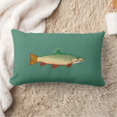 マス・フィッシュ・アートイラストレーション ランバークッション (ブランケット)