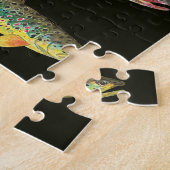 マス – ブラウン、虹、ブルック ジグソーパズル (側面)