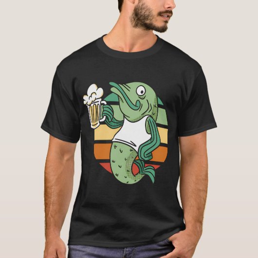 マス 飲酒 Tシャツ (正面)