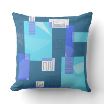 マズエジプトコラージュ – ティール（緑がかった色）ブルーターコイズホワイト