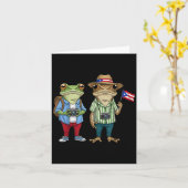 マズフォトスプエルトリコリカ国旗おもしろいサポコンチョ カード (黄色い花)