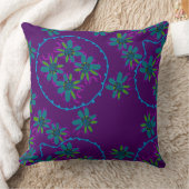 マズフローラバブシンプルル数々の紫 クッション (ブランケット)