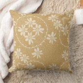 マズフローラバブル水玉模様塩キャラメル クッション (ブランケット)