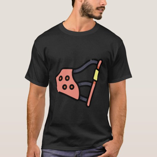 マズルゾーン静かにしてください Tシャツ (正面)