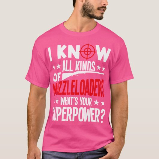 マズルローダーライフルのマズルローディング洗浄キットボア Tシャツ (正面)