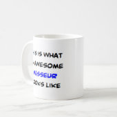 マセウル素晴らし、 コーヒーマグカップ (正面左)