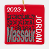 マセウールエクソナレアカスタム セラミックオーナメント (正面)