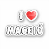 マセオが大好き シール (正面)