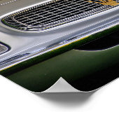 マセラティイタリアンスポーツカーフロントビュー ポスター (角)