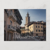 マセラーノ夕べスカイライン，ビエラ，イタリア ポストカード (正面)