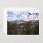 マセル – レソト – 空中表示 – ポストカード (正面/裏面)