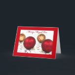 マゼメリールトフクリスムカオーナメント シーズンカード<br><div class="desc">マゼメリール・トフ、クリスムカ祝ーの挨拶カード冬の休暇と信仰の豊かさと多様性。デイヴィッドの星（マゲン・デイヴィッド）を持つオーナメントが紹介されている。アート、イメージ、詩の著作権© Shoaff Ballanger Studios,  2022.</div>