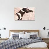 マゼランペンギン、パタゴニア、アルゼンチン キャンバスプリント (インサイチュ (寝室))