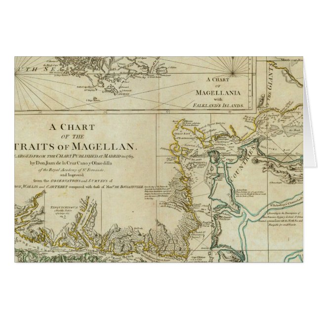 マゼラン海峡図 (正面横)