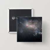 マゼラン矮性不規則銀河系NGC 4449 缶バッジ (正面&裏面)