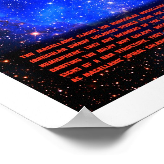 マゼラン雲 ポスター (角)