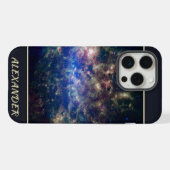 マゼラン雲 天文学 名入れ iPhoneケース (裏面横)