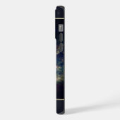 マゼラン雲 天文学 名入れ iPhoneケース (左側面)