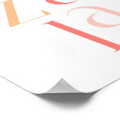 マゼルトゥフおめでとうピンク・ヘブライ語 ポスター (角)