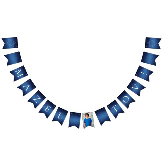 マゼルトフスターオブデイビッドこうもりまたはバー(ユダヤ教の)バル・ミツバーパーティー バンティングフラッグ (全)