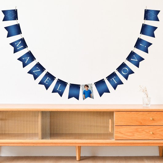 マゼルトフスターオブデイビッドこうもりまたはバー（ユダヤ教の）バル・ミツバーパーティー バンティングフラッグ