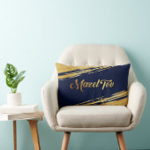 マゼルTOV金ゴールドおめでとうございますノートカード ランバークッション (椅子)