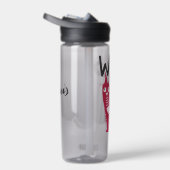 マゼンおもしろいタ猫マンガのジョーク ウォーターボトル (右面)