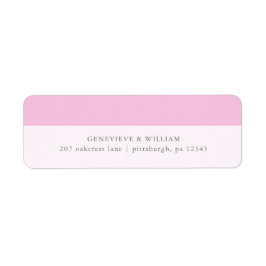 マゼンかわいらしタ差出人住所ラベル ラベル