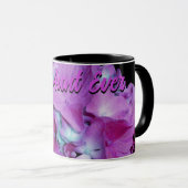 マゼンエレガントタティール(緑がかった色)アジサイ最高のズ叔母エバー マグカップ (正面右)