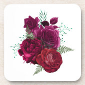 マゼンエレガントタバラフローラブーケ コースター (正面)